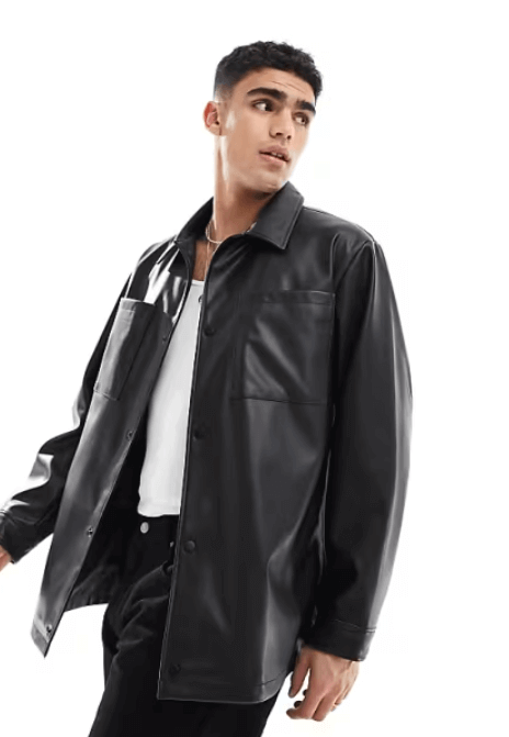 vegan leather jacket